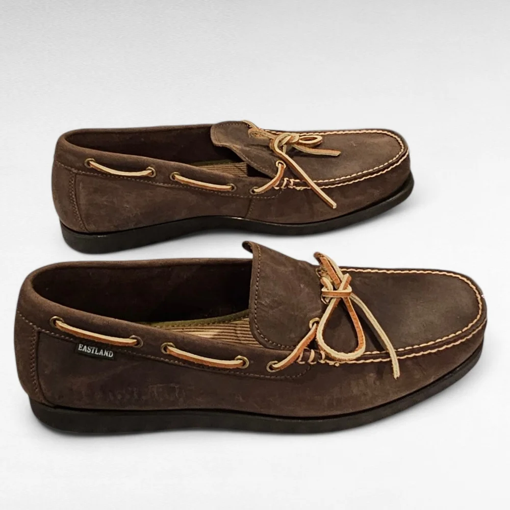 Eastland Yarmouth Men's Leather Boat Shoes 7766-17D Size 15D